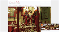 Desktop Screenshot of cerises.be